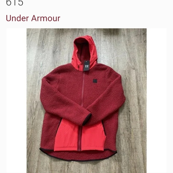 Under Armour Other - New Under Armour hooded sherpa jacket size L
